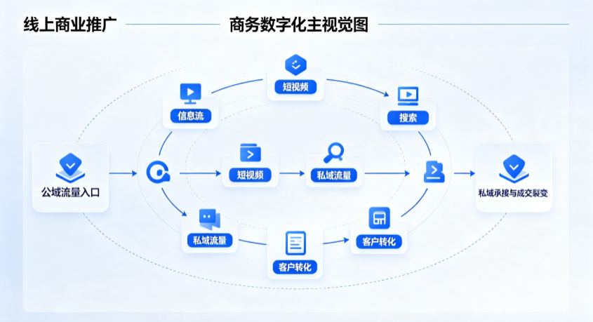 磴口县线上商业推广怎么做？全域流量闭环搭建与低成本转化实战指南